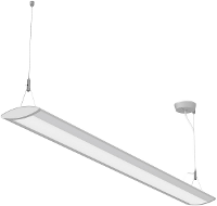 LED pendellamp 37 W Energielabel: LED Neutraal wit Maul MAULeye 8277795 Zilver