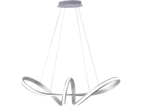 LED pendellamp 38 W Energielabel: LED Warm wit Paul Neuhaus MELINDA 8292 55 RVS (geborsteld)