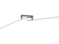 LeuchtenDirekt Marvin 11321 55 LED plafondlamp Energielabel: LED 10 W Warm wit RVS