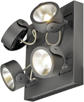 Led Plafondlamp 60 W Zwart Zwart Slv 1000135