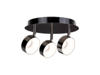 Led Plafondspot 18 W Warm Wit Paulmann Funnel 66730 Zwart, Chroom