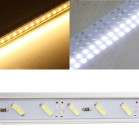 Led Rigid Strip Light 50cm 12v 36 Smd 7020 U Shape White