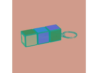 LED Sleutelhanger Bont Paulmann Magic Cube 78967 1 stuks
