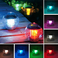 Led Solar Powered Light Garden Spotlight Landscape Floated Light