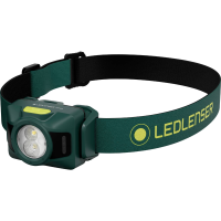 Ledlenser HF4R Forest Green Hoofdlamp LED werkt op een accu, werkt op batterijen 650 lm 3 h