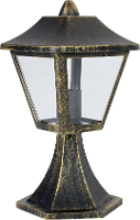 LEDVANCE 4058075206342 Endura Classic Traditional Staande buitenlamp LED E27 Zwart, Goud