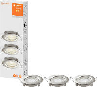 LEDVANCE 4058075617780 LED inbouwlamp Set van 3 stuks LED LED vast ingebouwd 4.9 W Wit