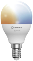LEDVANCE 4058075729124 LED lamp Energielabel F (A   G) E14 4.9 W = 40 W Warmwit tot koudwit (Ø x h) 47 mm x 47 mm 1 stuk(s)