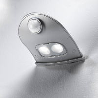 LEDVANCE Door LED Down L 4058075267824 LED buitenlamp met bewegingsmelder (wand) LED 0.95 W Zilver