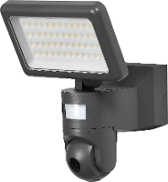 LEDVANCE Smart+ Flood Camera Control 4058075564626 AC34855 LED buitenlamp met bewakingscamera (wand) LED 23 W
