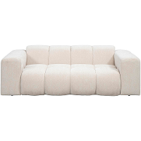 Leen Bakker   Bank Beau 2zits Raven Beige   Banken   Beige   Stof