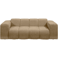 Leen Bakker   Bank Beau 2zits Raven Taupe   Banken   Taupe   Stof