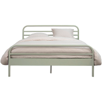 25% Korting   Leen Bakker   Bed Jada   140x200 Cm   Metaal   Groen