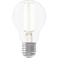 Leen Bakker   Calex LED Standaardlamp   Helder   E27   8W   1055LM   Dimbaar   Glas   Transparant   H10.5 Cm