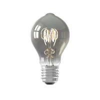 Leen Bakker   Calex Ledstandaardlamp Titaniumkleur E27   Lichtbronnen   Grijs   Glas   Calex