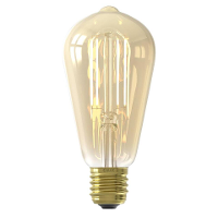 Leen Bakker   Calex Smart Ledrustieklamp Goudkleurig 7w   Slimme   Goudkleurig   Glas   Calex