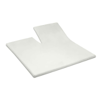 Leen Bakker   Cinderella Splittopper Hoeslaken Ivoor 180x200cm   Beddengoed   Crème   Katoen   Cinderella
