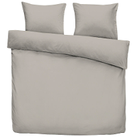 Leen Bakker   Dekbedovertrek Jay   Zand   200x200/220 Cm   Katoen   Beige