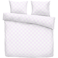 Leen Bakker   Dekbedovertrek Stella   200x200/220 Cm   Katoen   Roze
