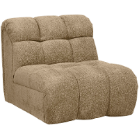 Leen Bakker   Draaifauteuil Beau   Raven   Stof   Taupe   98x81x77 Cm