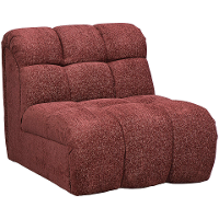 Leen Bakker   Draaifauteuil Beau   Raven   Wijn   Stof   Rood   98x81x77 Cm