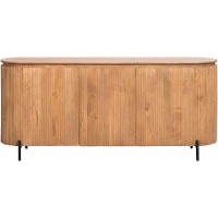 Leen Bakker   Dressoir Vito   Licht   81x180x43 Cm   Mangohout   Bruin