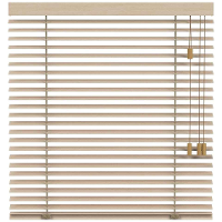 Leen Bakker   Fenstr Houten Jaloezie Oslo 50mm Zand   25311   Houten   Beige   Hout   Fenstr