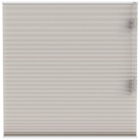 Leen Bakker   Fenstr Plisségordijn Boston Dubbel 25mm Lichtdoorlatend   Linnen (25511)   Polyester   Grijs   120x10x10 Cm