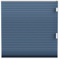 Leen Bakker   Fenstr Plisségordijn Montreal Dubbel 25mm Lichtdoorlatend Donkerblauw   35507   Plisségordijnen   Blauw   Polyester   Fenstr