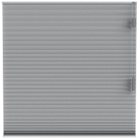 Leen Bakker   Fenstr Plisségordijn Toronto Dubbel 25mm Lichtdoorlatend Donker   20514   Plisségordijnen   Grijs   Polyester   Fenstr