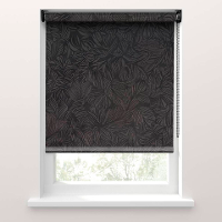 Leen Bakker   Fenstr Rolgordijn Siena Lichtdoorlatend   (15045)   Acryl/Polyester   Zwart   120x10x10 Cm