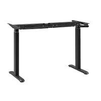 Leen Bakker   Frame Zit/sta Bureau Homeworx Handmatig Verstelbaar Zwart   Bureaus   Zwart   Metaal   Homeworx