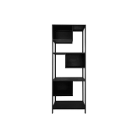 Leen Bakker   Hsm Collection Wandkast Axel Ijzer/zwart 175x65x35cm   Wandkasten   Zwart   Ijzer   Hsm Collection