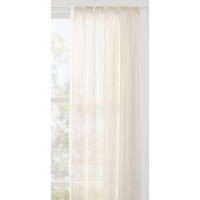 Leen Bakker   Inbetween Jules Transparant Offwhite   Gordijnen   Wit   Polyester Linnen