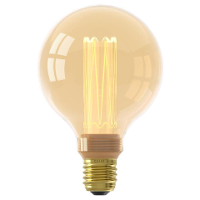 Leen Bakker   Calex LED Globe   G95   Goudkleur   E27   3.5W   120LM   Dimbaar   Glas   Goudkleurig   H14.5 Cm