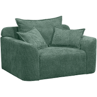 Leen Bakker   Loveseat Elsa   Eden   Salie   Stof   Groen   99x128x84 Cm
