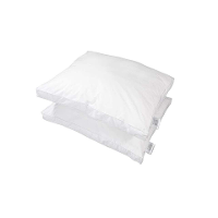 Leen Bakker   Polydaun Hoofdkussenset First Fleur 900 Gram   63x53 Cm   Synthetisch   Wit