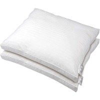 Leen Bakker   Polydaun Hoofdkussenset Nova Wit 55x65x5cm   Beddengoed   Wit   Synthetisch   Polydaun