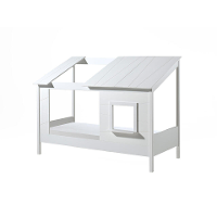 Leen Bakker   Vipack Huisbed Wit 90x200cm   Bedden   Wit   Mdf Grenenhout   Vipack