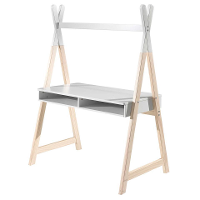 Leen Bakker   Bureau Kiddy Tipi 116x75   Grenen /   MDF   Wit