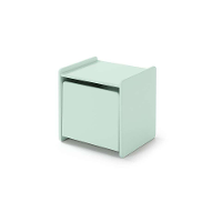 Leen Bakker   Vipack Nachtkastje Kiddy 1 Deur Mintgroen   Nachtkastjes   Groen   Mdf   Vipack