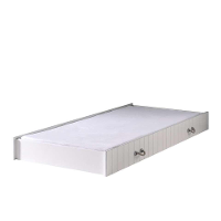 Leen Bakker   Vipack Rolbed Lewis Wit 199x94x18,5cm   Bedden   Wit   Mdf Grenenhout   Vipack