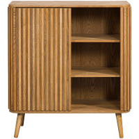 Leen Bakker   Wandkast Patrick Naturel 100x90x40cm   Wandkasten   Beige   Mdf