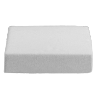 Leen Bakker   Waterdichte Matrasbeschermer Molton   120x200 Cm   Katoen/Polyester   Wit