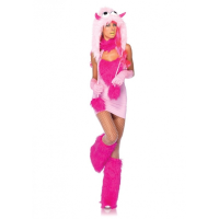 Roze verkleedkleding voor dames
