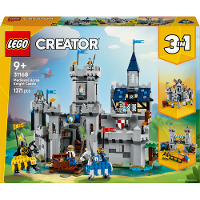 LEGO Creator 3 in 1   Middeleeuws kasteel met ridders te paard Constructiespeelgoed