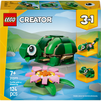 LEGO 31377 Schildkröte mit Seerose Constructiespeelgoed
