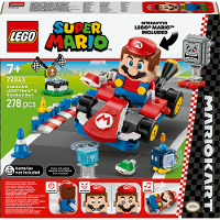 LEGO Super Mario   Mario Kart   Interactieve Mario en standaardkart Constructiespeelgoed