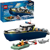 LEGO City   Achtervolging met politieboot Constructiespeelgoed