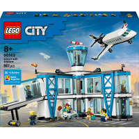 LEGO City   Luchthaven met vliegtuig Constructiespeelgoed